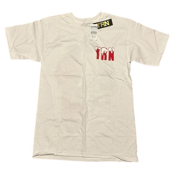 NWT Yung Rich Nation Migos YRN Men’s S Offset Cook Up White Graphic T-Shirt - Picture 3 of 6